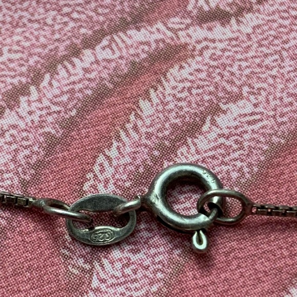 Mrs. Bradley Cooper Silver Engraved Necklace! - Picture 5 of 6